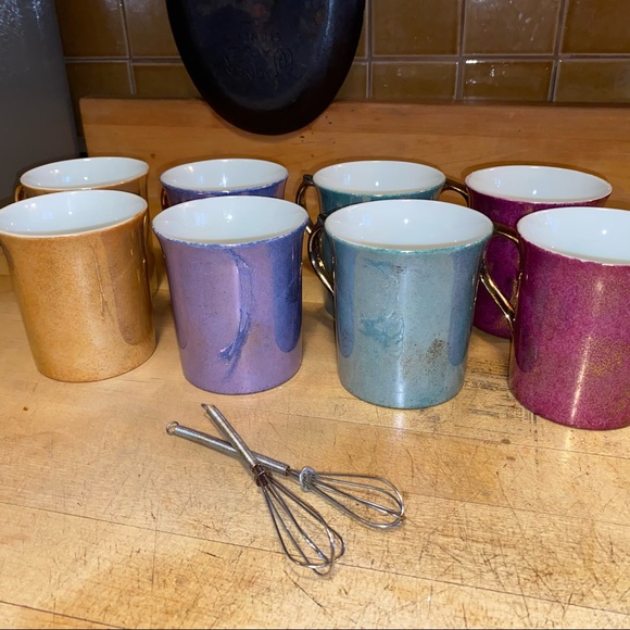 Pottery Barn Other - Pottery Barn IDG Hiraki Gold Plated Mug Set